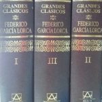 Grandes Clasicos - Federico Garcia Lorca - 3 Tomos - Aguilar