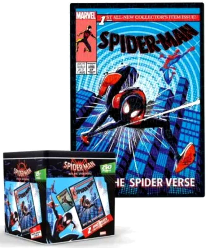 Rompecabezas 250 Piezas Spider Man Caja Metálica- Marvel